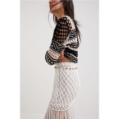 Jersey crochet semitransparente