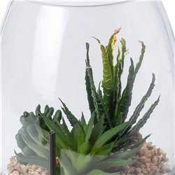 Vase mit Kunstblume