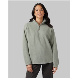 WOMEN'S SHORTHAIR SHERPA 1/4 ZIP TOP