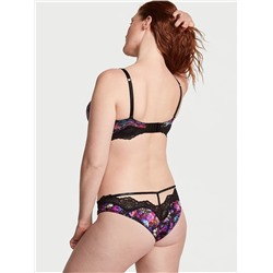 VERY SEXY Crotchless Shine Strap Lace Brazilian Panty