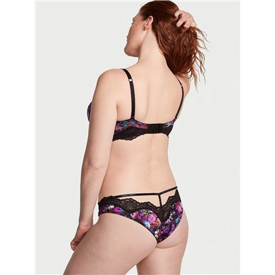 VERY SEXY Crotchless Shine Strap Lace Brazilian Panty