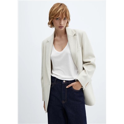 Jeans wideleg loose tiro bajo