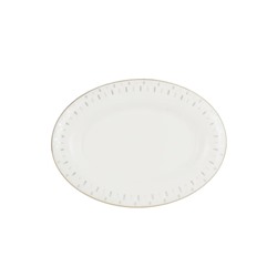Mabella 6 Kişilik 18 Parça Yemek Takımı - Beyaz/Bej