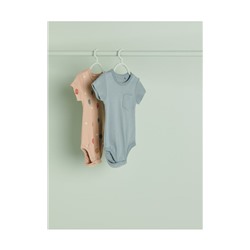 Body aus Baumwolle, 2er-Pack