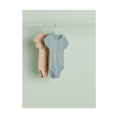Body aus Baumwolle, 2er-Pack