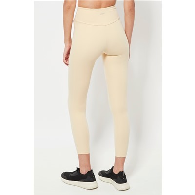 Leggings 7/8 cintura alta - Beige