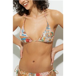 Top de biquini hawaiano lúrex