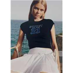 Camiseta algodón estampado