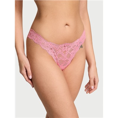 Lace-Trim Brazilian Panty