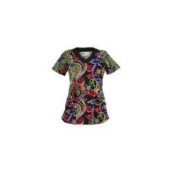 UA Imperial Garden Granite Print Scrub Top