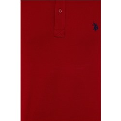 Erkek Bordo Basic Polo Yaka Tişört