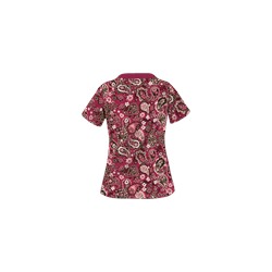 UA Paisley Parade Berry Kiss Scrub Top