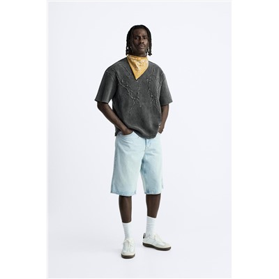 BERMUDA DENIM BAGGY FIT