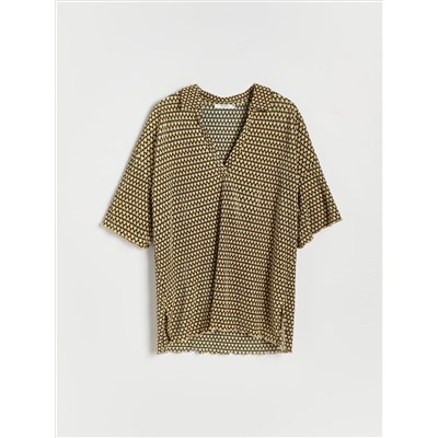 Gemusterte Bluse