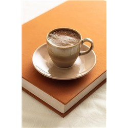 Monde 2 Kişilik Kahve Fincanı Takımı - Toprak - 90 ml