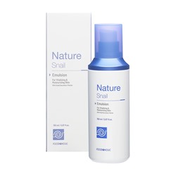 FOODAHOLIC NATURE SNAIL EMULSION Восстанавливающая эмульсия для лица с муцином улитки 150мл