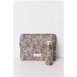 Botella metal animal print