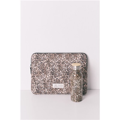 Botella metal animal print