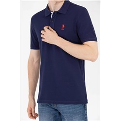 Erkek Lacivert Basic Polo Yaka Tişört