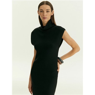Трикотажное платье из вискозы, PL1549/melanite