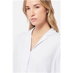 Camisa Celeste y blanco