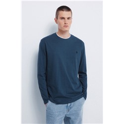 Camiseta manga larga doble microraya