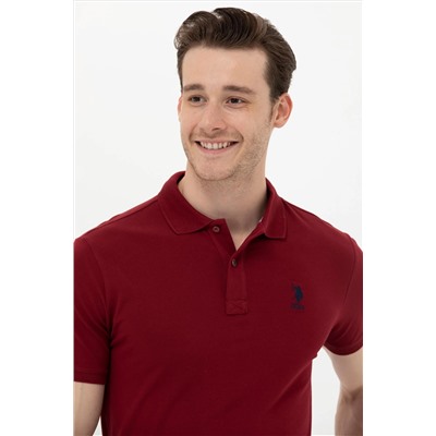 Erkek Plum Basic Polo Yaka Tişört