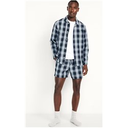 Poplin Pajama Short Set