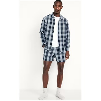 Poplin Pajama Short Set