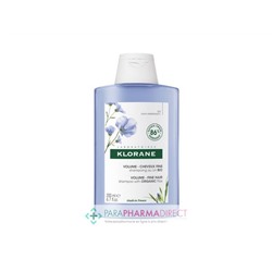 Klorane Lin BIO Shampoing Volume Cheveux Fins 200ml