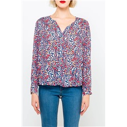 Blusa Azul marino y rosa