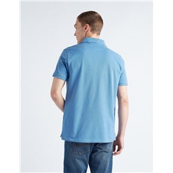 Father's Day' Piquet Polo, Men, Light Blue