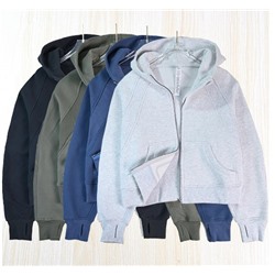 Женская повседневная спортивная флисовая толстовка с капюшоном