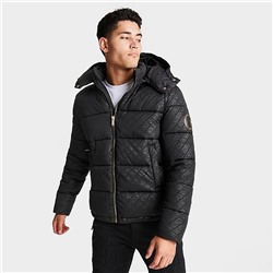 MEN'S SUPPLY & DEMAND SABER ALLOVER PRINT PUFFER JACKET