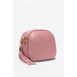 Bandolera de piel Rosa - Firenze Artegiani