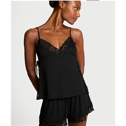Victoria's Secret Ribbed Modal & Lace Cami Shorts Set