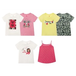 LUPILU® 2 Kleinkinder Mädchen T-Shirts