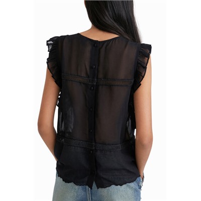 Blusa transparente Johnson Hartig