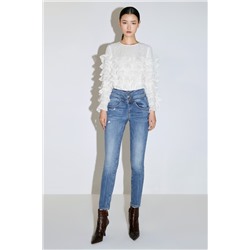 Blusa avolantada Blanco
