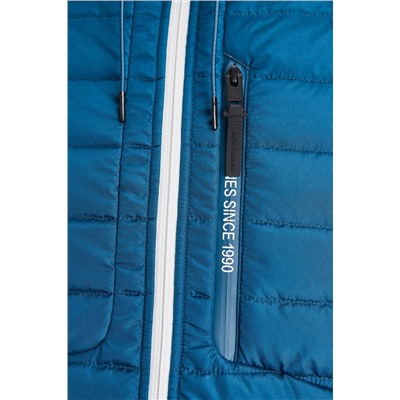 Anorak con capucha Azul eléctrico