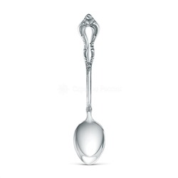 Ложка чайная из серебра с чернением - 13,5 см 02-002