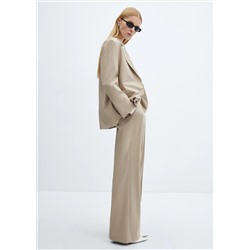 Pantalón traje wideleg