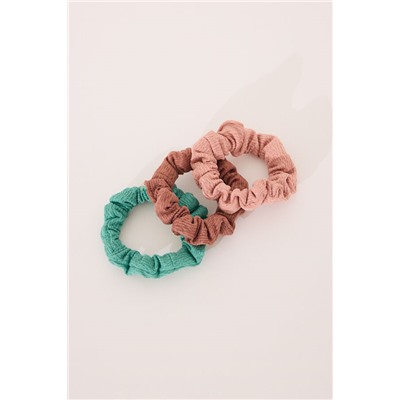Pack 3 mini coleteros rosa, verde, marrón
