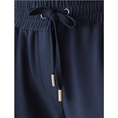 Прямые брюки из тонкого премиального футера с эластаном