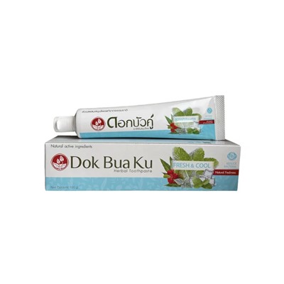 [TWIN LOTUS] Зубная паста СВЕЖЕСТЬ И ПРОХЛАДА на травах Dok Bua Khu, 100 гр