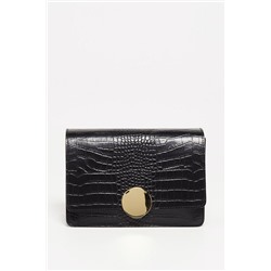 Bandolera de piel Raba Negro