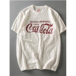 Хлопковая футболка Coca Co*la