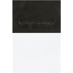 Monedero de piel Badge Negro