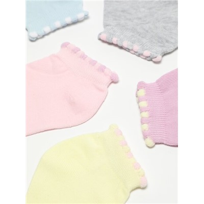 PACK OF 5 PAIRS OF ANKLE SOCKS.