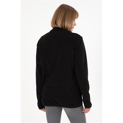 Erkek Siyah Basic Sweatshirt